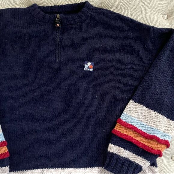 Enyce Wool Blend 1/4 Zip Pullover Sweater Mens XL - Picture 3 of 10